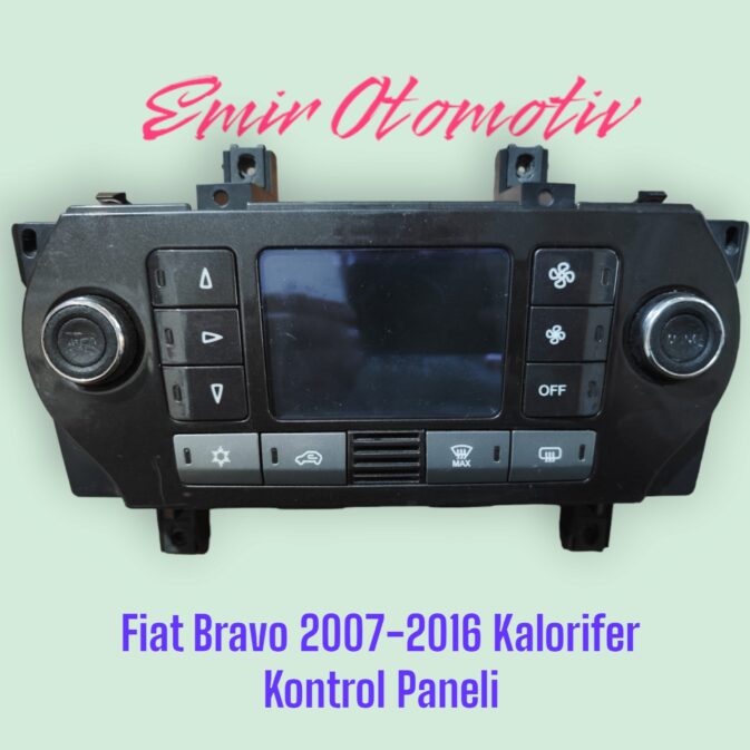 Fiat Bravo Kalorifer Kontrol Paneli Dijital Klimalı 735482711